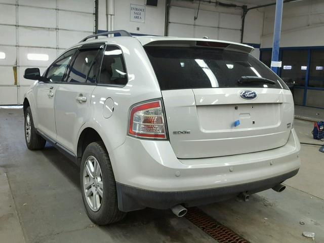 2FMDK48C07BA84259 - 2007 FORD EDGE SEL WHITE photo 3