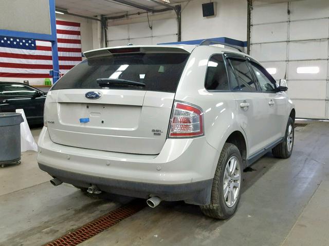 2FMDK48C07BA84259 - 2007 FORD EDGE SEL WHITE photo 4