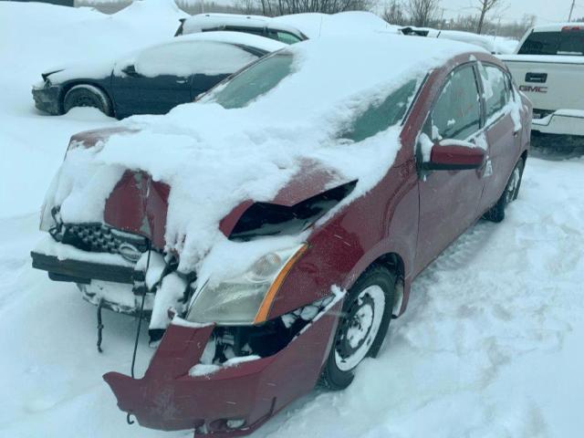 3N1AB61E38L736458 - 2008 NISSAN SENTRA 2.0 BURGUNDY photo 2