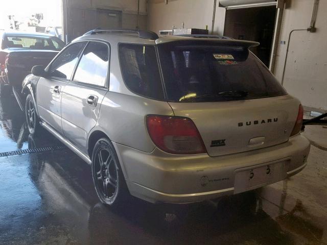 JF1GG29672G822596 - 2002 SUBARU IMPREZA WR SILVER photo 3