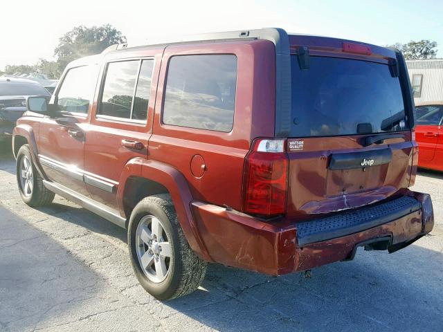 1J8HH48K87C631217 - 2007 JEEP COMMANDER 栗色 照片 3