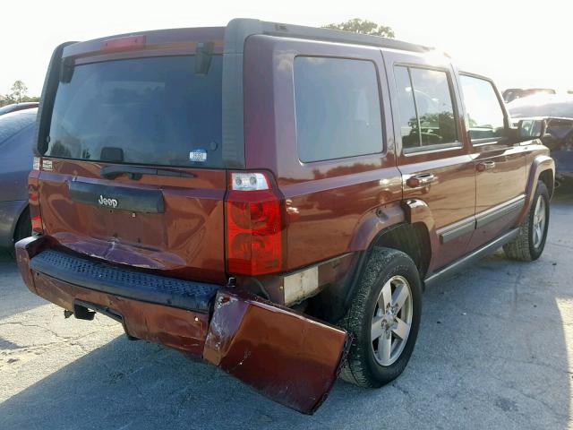 1J8HH48K87C631217 - 2007 JEEP COMMANDER 栗色 照片 4
