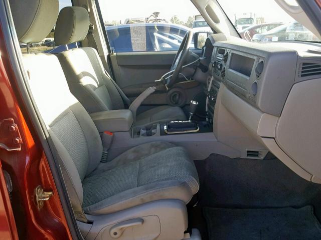 1J8HH48K87C631217 - 2007 JEEP COMMANDER 栗色 照片 5