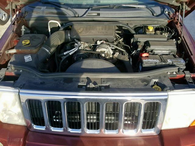 1J8HH48K87C631217 - 2007 JEEP COMMANDER 栗色 照片 7