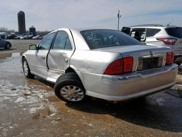 1LNHM86S92Y712618 - 2002 LINCOLN LS SILVER photo 3