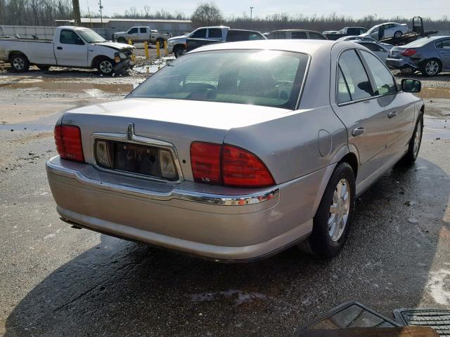 1LNHM86S92Y712618 - 2002 LINCOLN LS SILVER photo 4