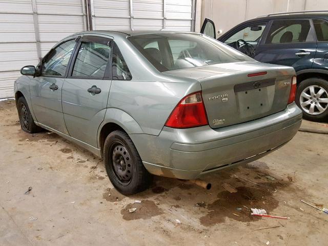 1FAFP34N46W221139 - 2006 FORD FOCUS ZX4 GREEN photo 3