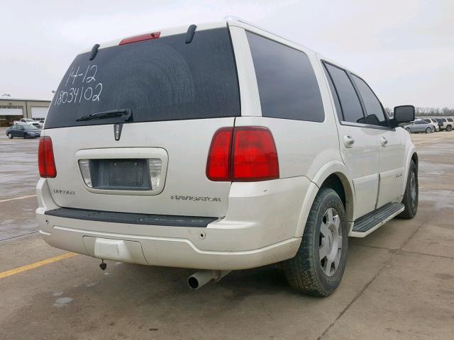 5LMFU28596LJ04254 - 2006 LINCOLN NAVIGATOR Бежевый фото 4