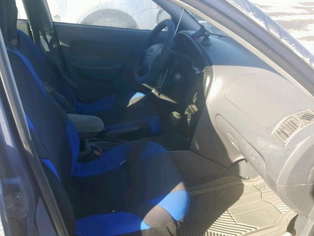 KNAFB121935243021 - 2003 KIA SPECTRA BA BLUE photo 5