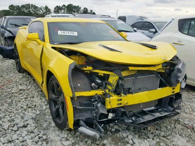 1G1FF1R73H0208828 - 2017 CHEVROLET CAMARO SS YELLOW photo 1