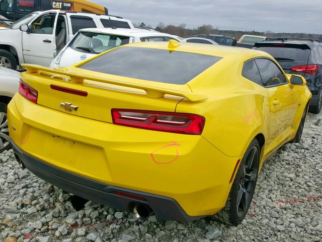 1G1FF1R73H0208828 - 2017 CHEVROLET CAMARO SS YELLOW photo 4