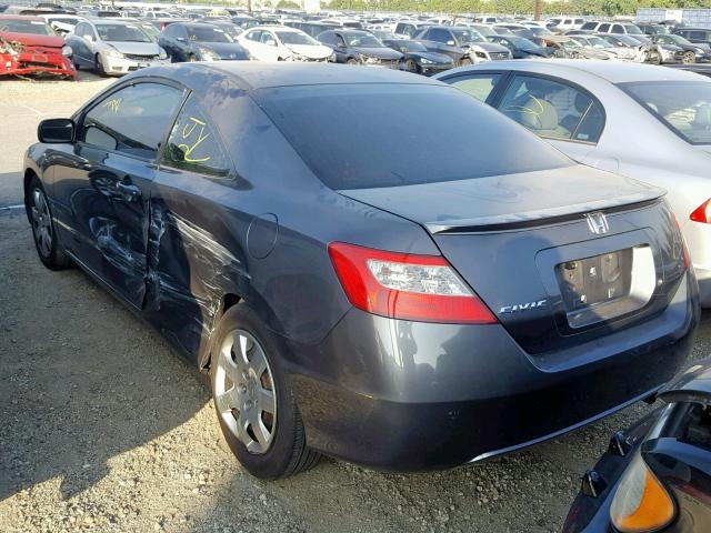 2HGFG1B68AH527537 - 2010 HONDA CIVIC LX GRAY photo 3