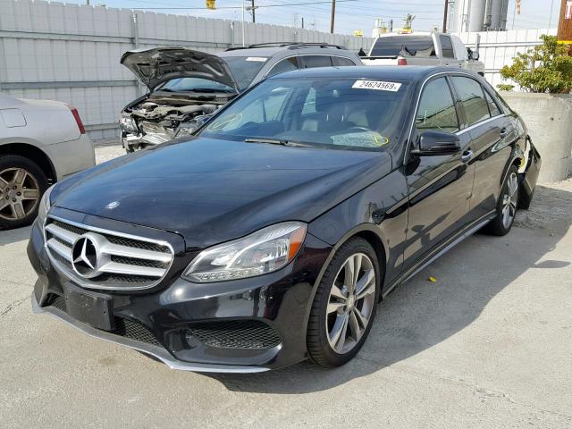 WDDHF5KB4EA858110 - 2014 MERCEDES-BENZ E 350 BLACK photo 2