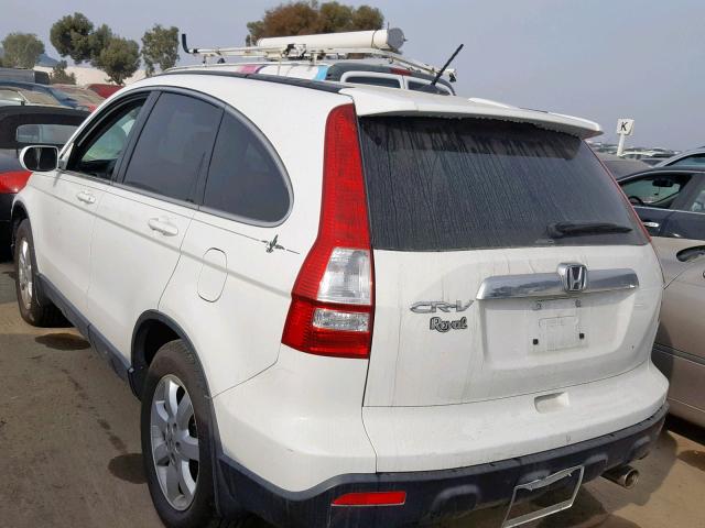 JHLRE48748C041763 - 2008 HONDA CR-V EXL WHITE photo 3