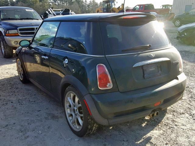 WMWRE33516TJ35610 - 2006 MINI COOPER S GREEN photo 3