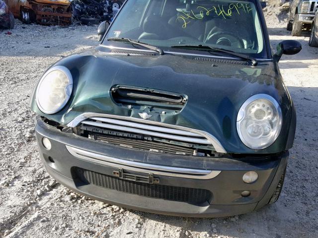 WMWRE33516TJ35610 - 2006 MINI COOPER S GREEN photo 9