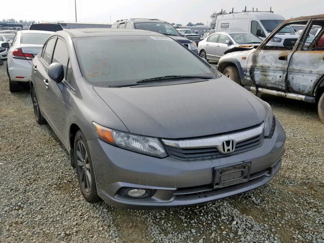 2HGFB2F81CH313511 - 2012 HONDA CIVIC EX GREEN photo 1