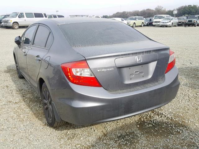 2HGFB2F81CH313511 - 2012 HONDA CIVIC EX GREEN photo 3