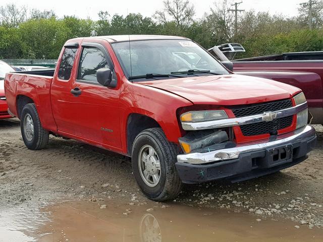 1GCCS196858259610 - 2005 CHEVROLET COLORADO RED photo 1