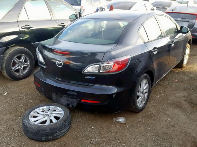 JM1BL1VP1D1792459 - 2013 MAZDA 3 I BLACK photo 4