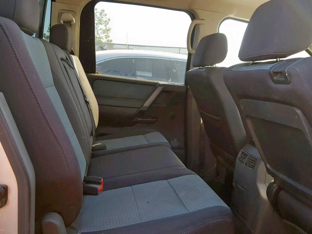 1N6AA07A36N538538 - 2006 NISSAN TITAN XE SILVER photo 6