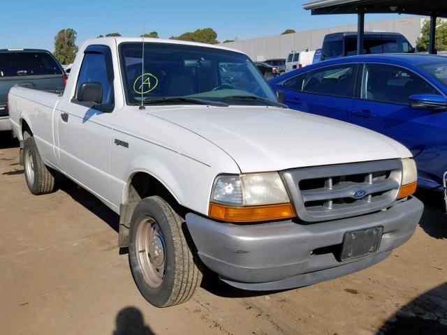 1FTYR10C5YPB49600 - 2000 FORD RANGER WHITE photo 1