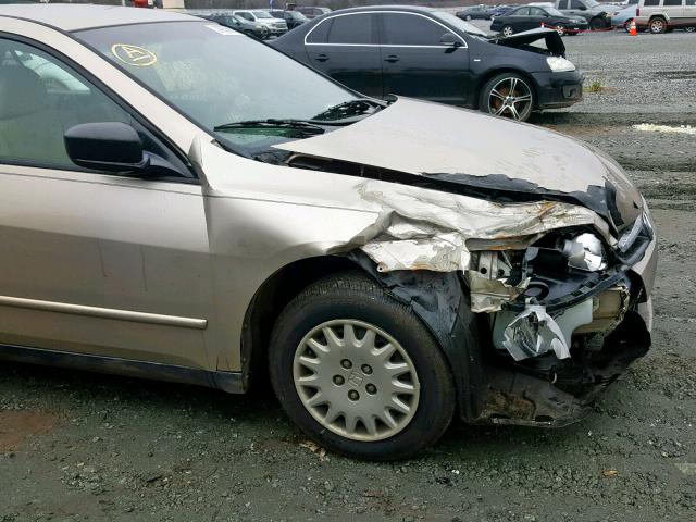 1HGCM56147A013564 - 2007 HONDA ACCORD VAL GOLD photo 9