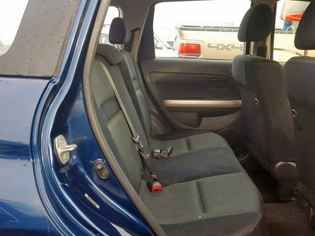 JTKKT624960149964 - 2006 TOYOTA SCION XA BLUE photo 6