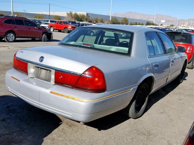 2MEFM74W01X649501 - 2001 MERCURY GRAND MARQ GRAY photo 4