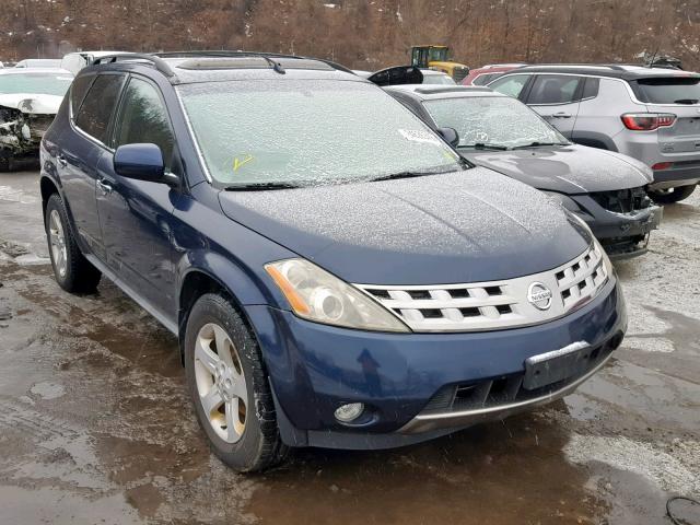 JN8AZ08WX5W441694 - 2005 NISSAN MURANO SL 蓝色 照片 1