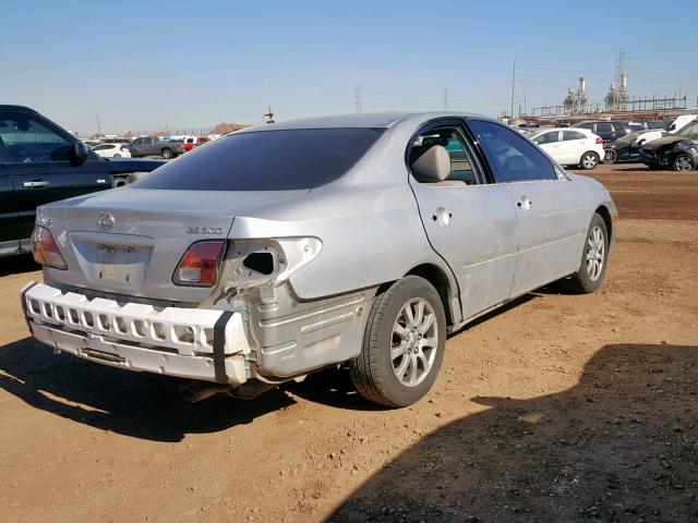 JTHBF30G925032763 - 2002 LEXUS ES 300 SILVER photo 4