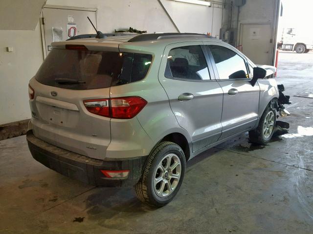 MAJ6P1UL4JC215192 - 2018 FORD ECOSPORT S SILVER photo 4