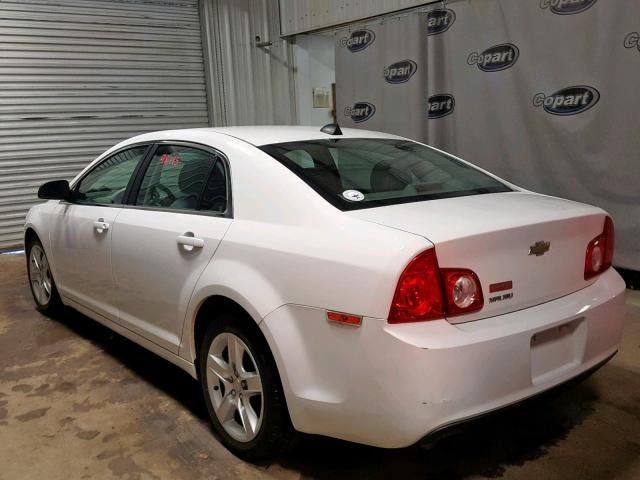 1G1ZA5EUXCF347472 - 2012 CHEVROLET MALIBU LS WHITE photo 3