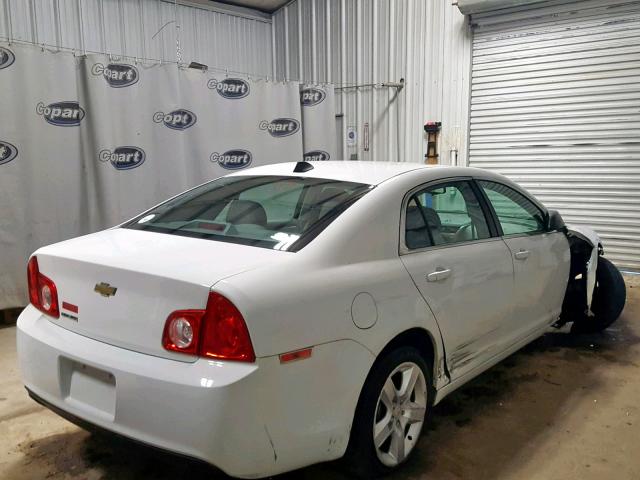 1G1ZA5EUXCF347472 - 2012 CHEVROLET MALIBU LS WHITE photo 4