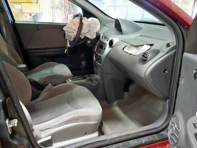 1G8AL52FX4Z133242 - 2004 SATURN ION LEVEL BURGUNDY photo 5