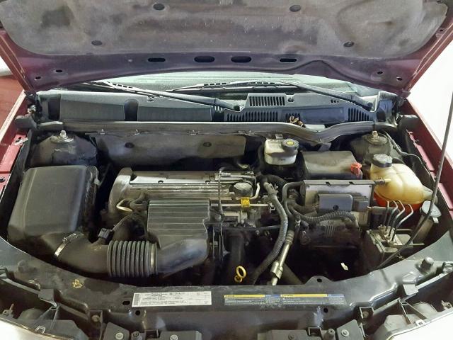 1G8AL52FX4Z133242 - 2004 SATURN ION LEVEL BURGUNDY photo 7