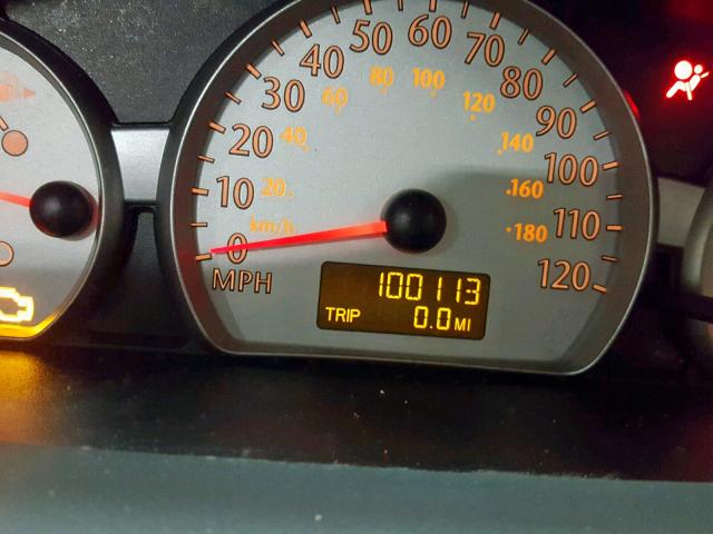 1G8AL52FX4Z133242 - 2004 SATURN ION LEVEL BURGUNDY photo 8
