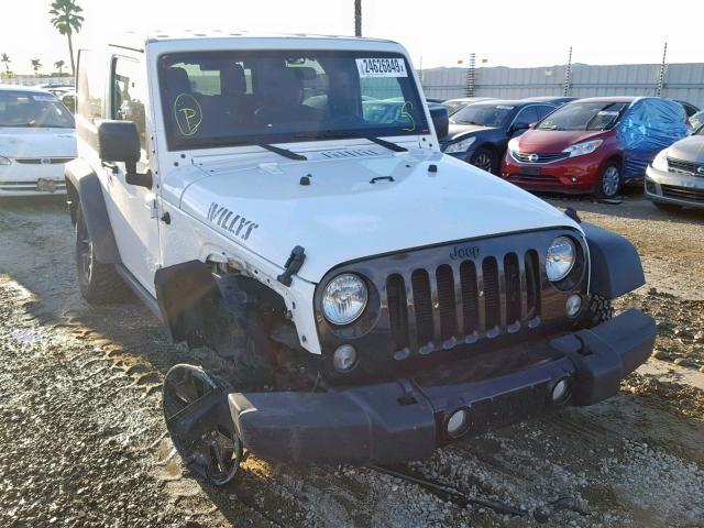 1C4AJWAG1JL828929 - 2018 JEEP WRANGLER S WHITE photo 1