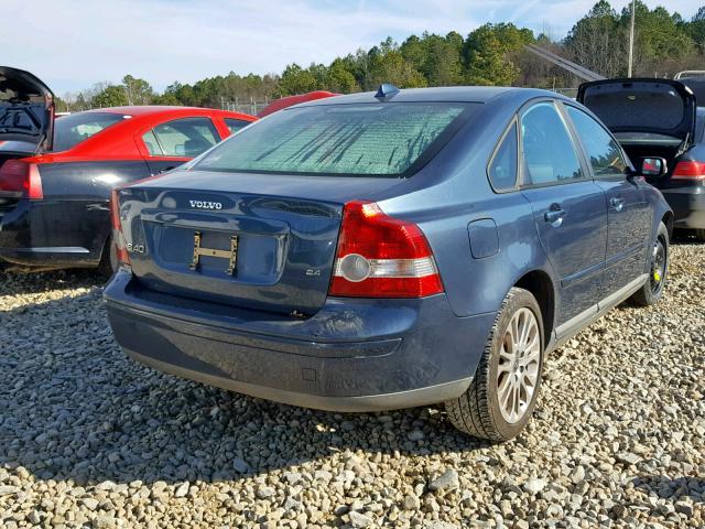 YV1MS382162195049 - 2006 VOLVO S40 2.4I BLUE photo 4