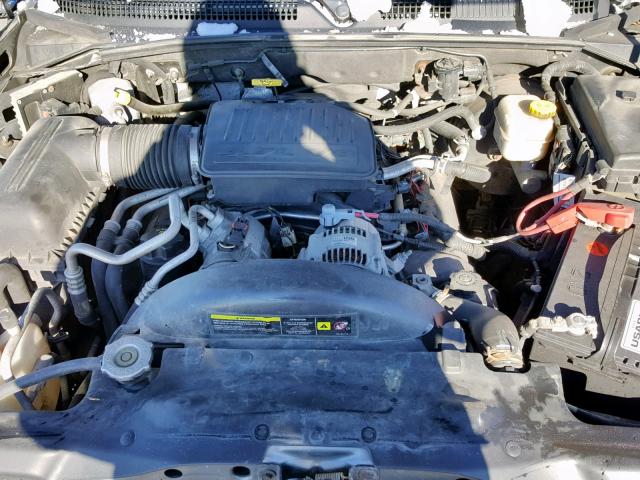 1D7HW48N76S654103 - 2006 DODGE DAKOTA QUA GRAY photo 7