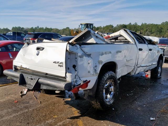 3D7KS28AX8G197817 - 2008 DODGE RAM 2500 S თეთრი ფოტო 4