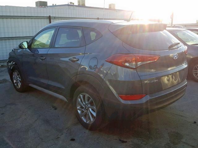 KM8J33A44HU550252 - 2017 HYUNDAI TUCSON LIM GRAY photo 3