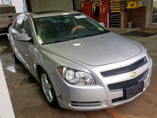 1G1ZC5EUXCF302431 - 2012 CHEVROLET MALIBU 1LT SILVER photo 1