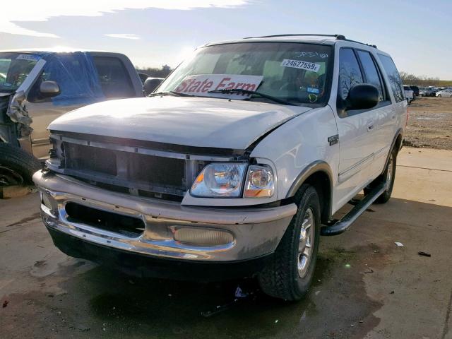 1FMRU15W21LA14637 - 2001 FORD EXPEDITION WHITE photo 2