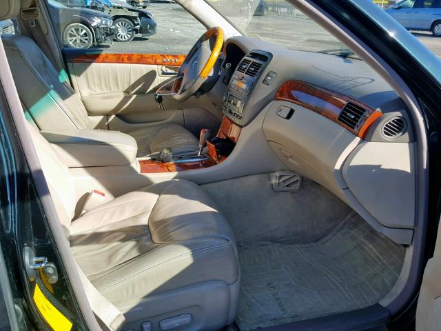 JTHBN30F720072542 - 2002 LEXUS LS 430 GREEN photo 5