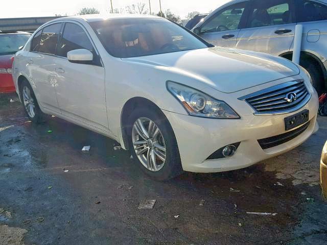 JN1DV6AR3BM651933 - 2011 INFINITI G25 WHITE photo 1