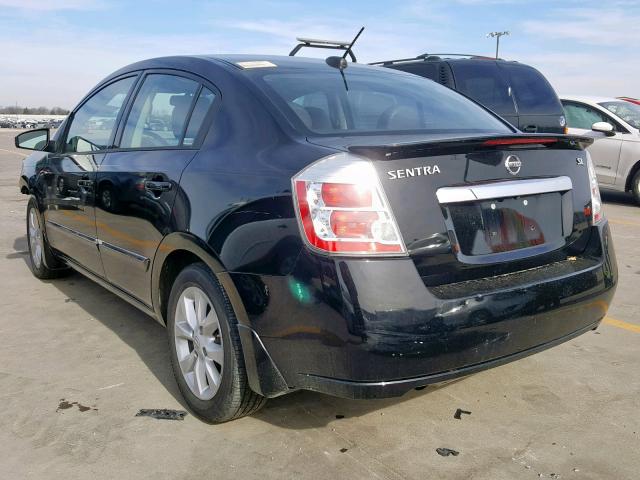 3N1AB6AP1BL710790 - 2011 NISSAN SENTRA 2.0 BLACK photo 3