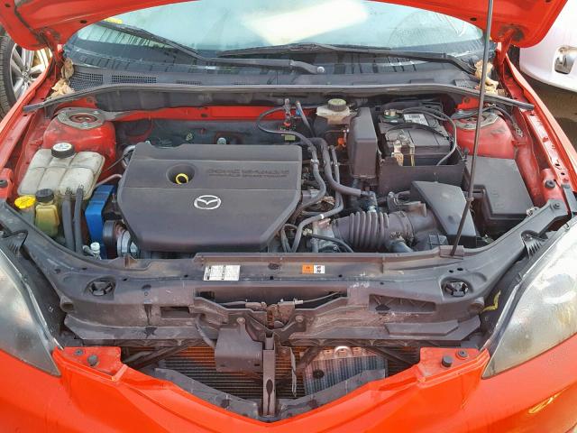 JM1BK344071630302 - 2007 MAZDA 3 HATCHBAC RED photo 7