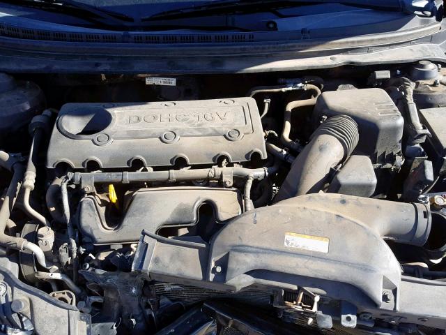 KNAFU4A2XA5848409 - 2010 KIA FORTE EX BROWN photo 7