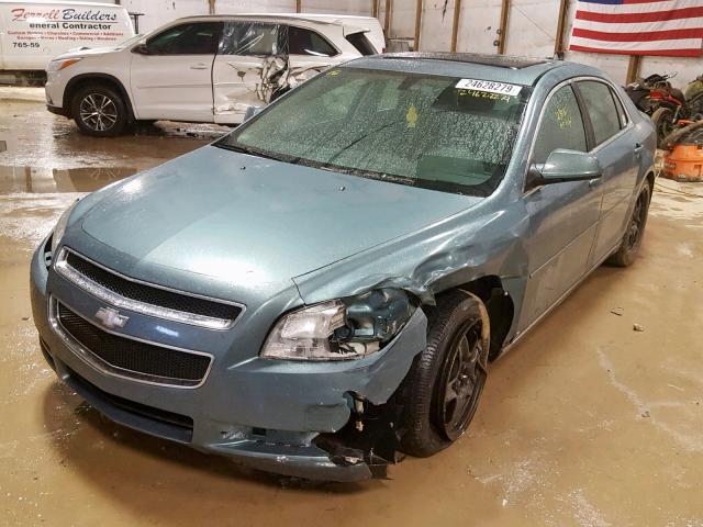 1G1ZH57B99F152916 - 2009 CHEVROLET MALIBU 1LT ტალღისფერი ფოტო 2